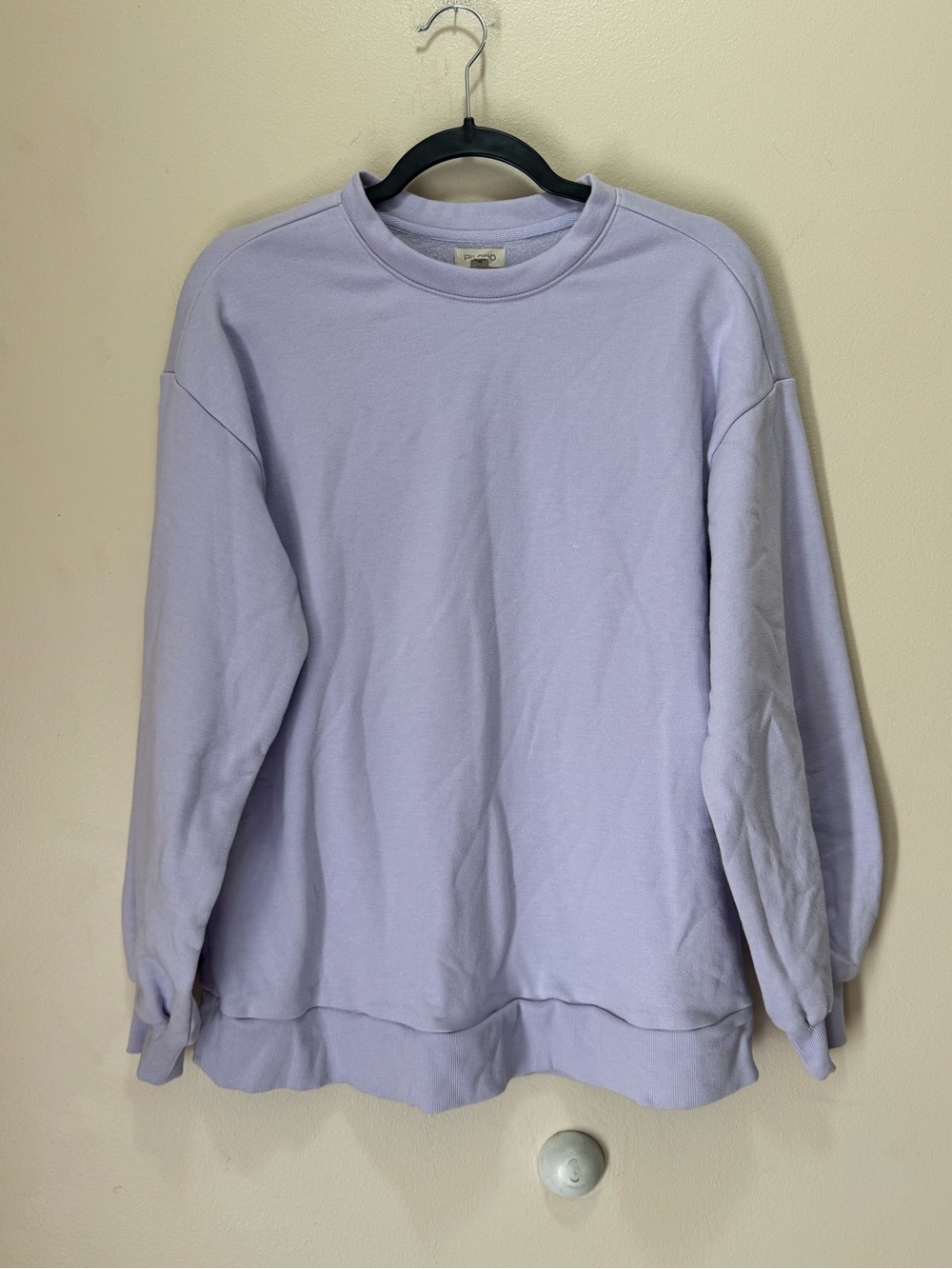 Pilcro Light Lavender Crewneck Sweatshirt
